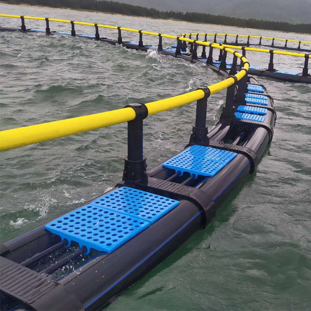 Open Sea Farming System Fish Cages Hdpe Floating Cages